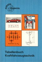 Cover des Buches: Europa: Tabellenbuch Kraftfahrzeugtechnik