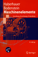 Cover des Buches: Maschinenelemente von Haberhauer und Bodenstein