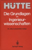 Cover des Buches: Hütte - Grundlagen der Ingeniuerwissenschaften