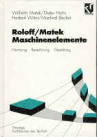 Cover des Buches: Maschinenelemente von Roloff und Matek