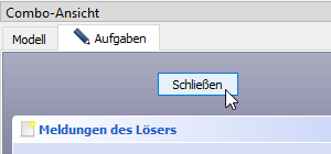 Screenshot Schließen-Button